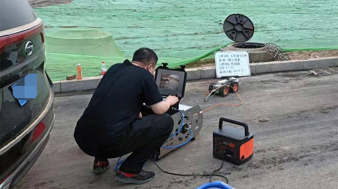 crawler pipe inspection camera