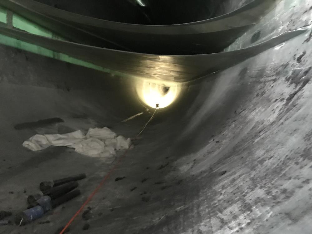 Wind power blade detection robot