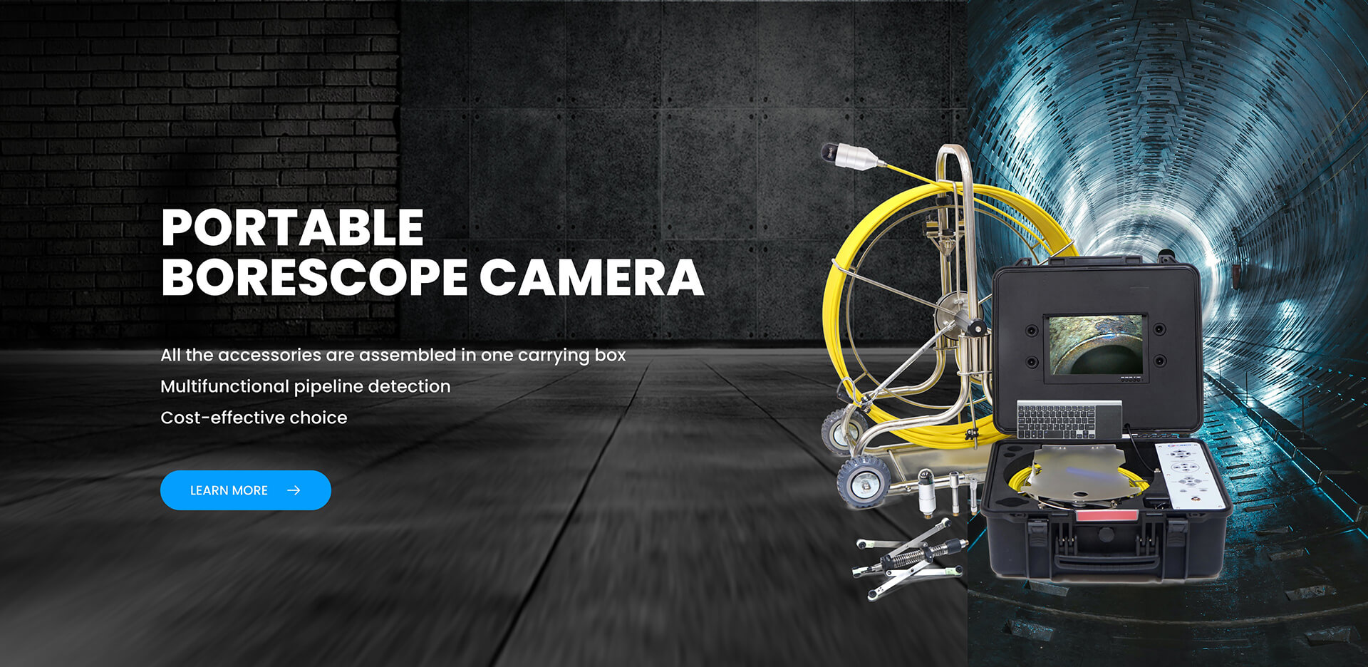 portable borescope camera