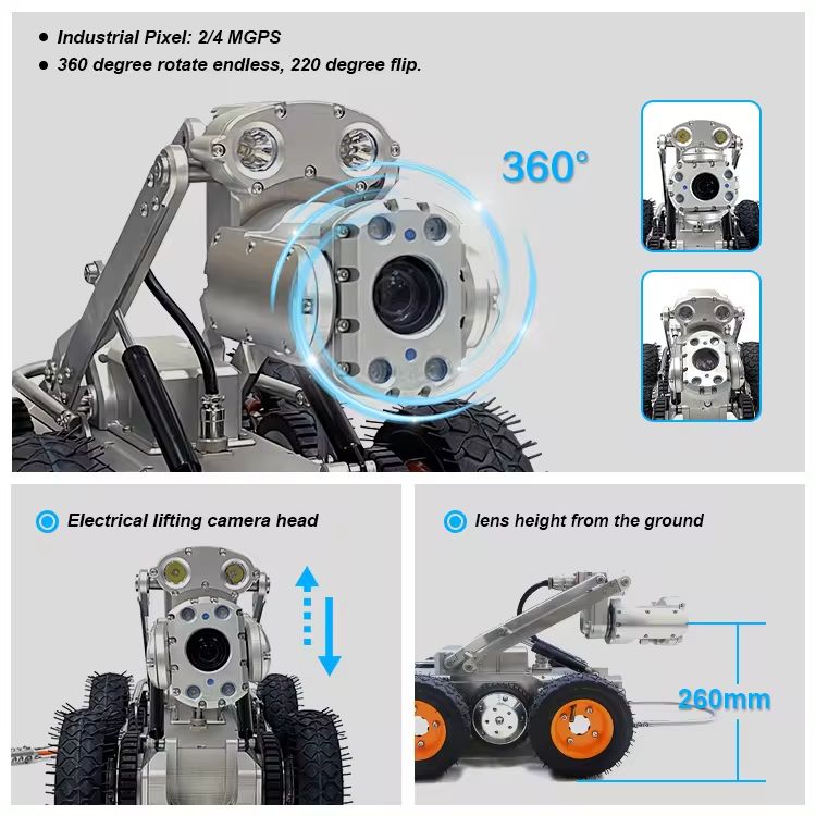 CCTV Sewer Pipe Crawling Robot
