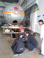 Tank Inspection Using Robotic Scanner GT-260 Explosion-proof Tank Truck Inspection robot-Jiutai