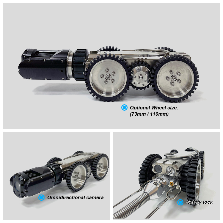 Pipe Inspection Crawler Robot
