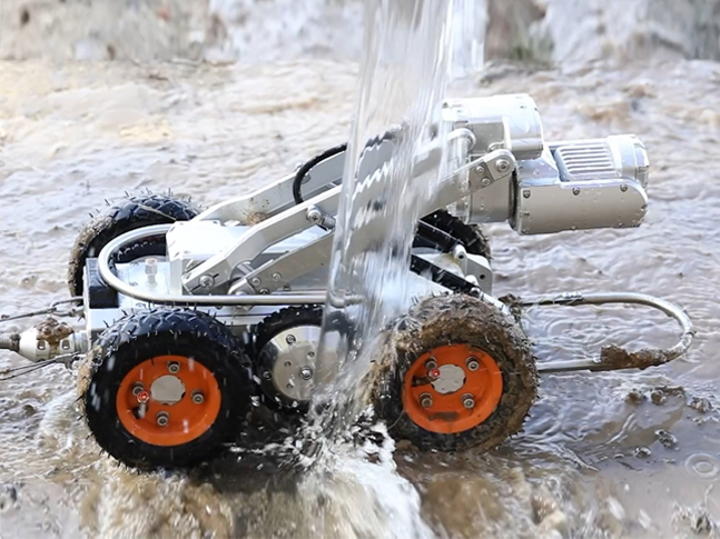 Sewer Pipe Crawler Camera
