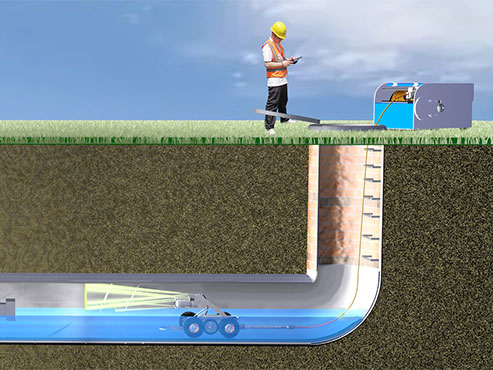 pipline inspection crawler robot