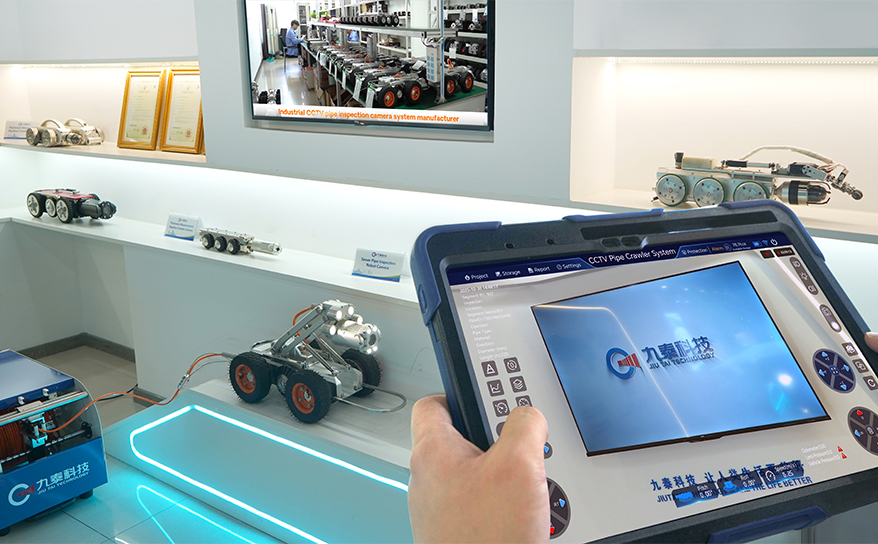 sewer pipe inspection crawler