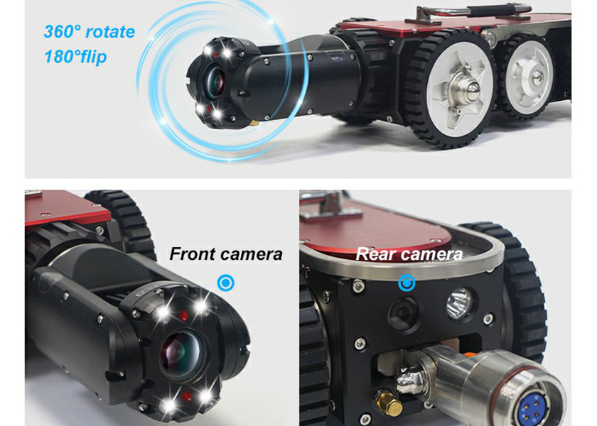 GT400 Pipe crawler robot