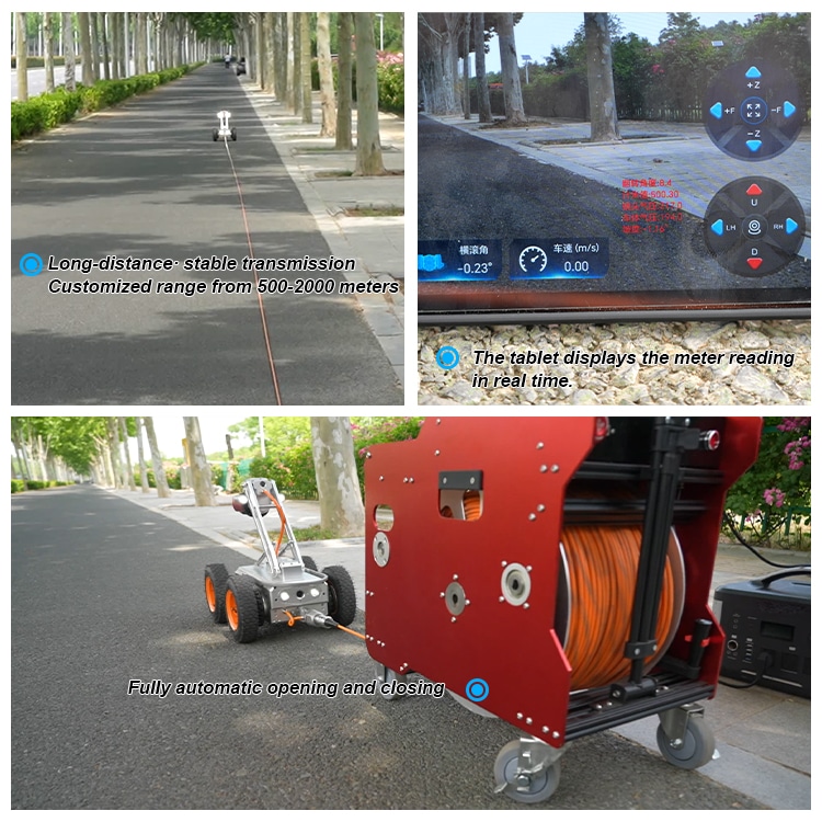 long diatance pipeline video inspection robot