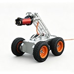 Pipe inspection robot camera