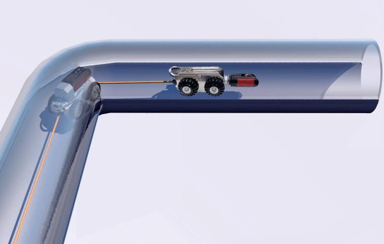 cctv pipe inspection crawler camera