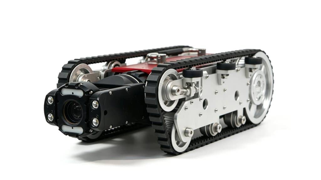 tracked wind turbine blade inspection robot